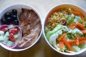 Greek Salad bento