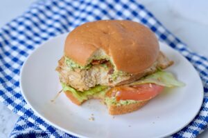 chicken BLT bite