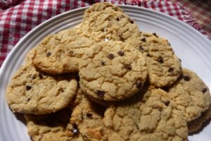 hot gluten free cookies right out of the oven!