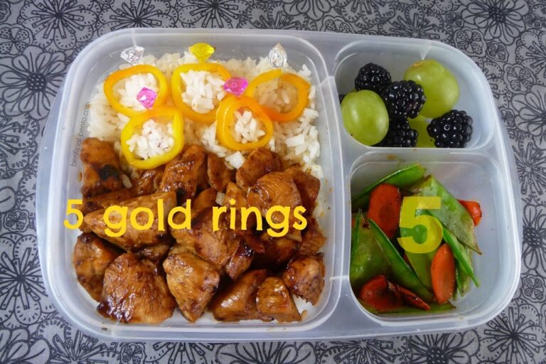 5 Gold Rings Bento