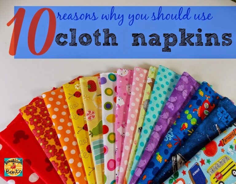 10 Good Reasons Why You Should Use Cloth Napkins