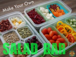 This is a picture of my Salad Bar. Read more at beneficial-bento.com