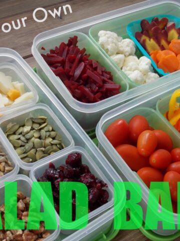 This is a picture of my Salad Bar. Read more at beneficial-bento.com