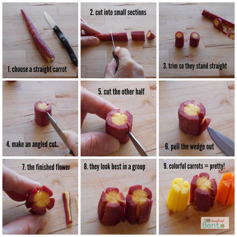 Tutorial - Chunky Carrot Flowers