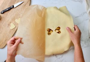 8. flip top crust over