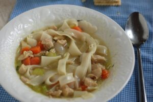 20 minute chicken noodle soup, gluten free