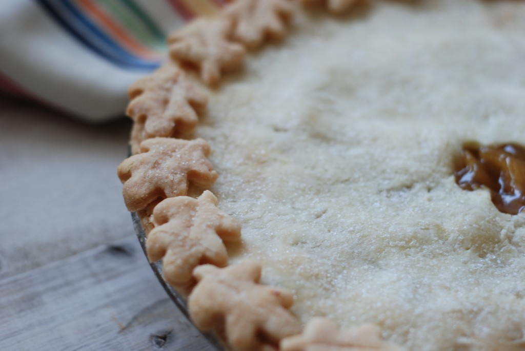 gluten free pie crust, baked