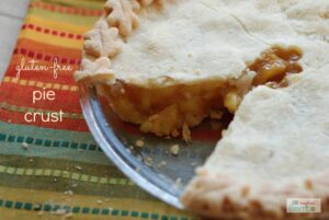 This is a picture of my gluten free pie crust. recipe at beneficial-bento.com
