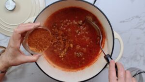 step 3. add taco seasoning
