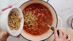 step 4. add pasta