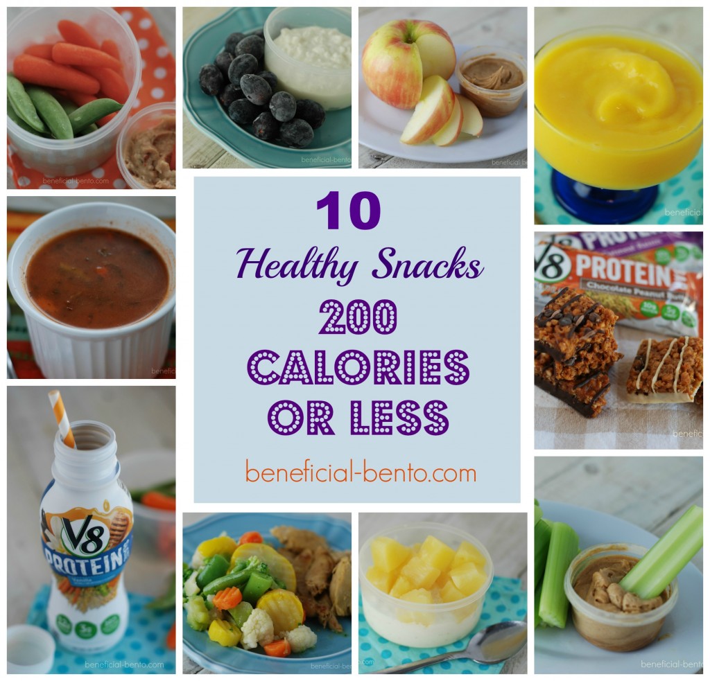 10 Healthy Snacks - 200 Calories or Less! - Beneficial Bento