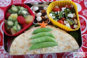 simple way to dress up a sandwich for Christmas!