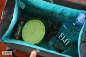 this tote has plenty of room for lunch, water bottle, and snacks