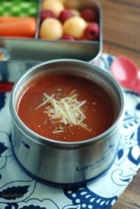 this is an image of 10 minute tomato soup