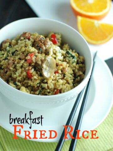 Breakfast Fried Rice - healthy and delicious!