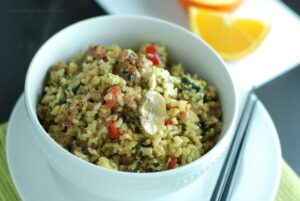 Breakfast Fried Rice - quick, healthy, and delicious!