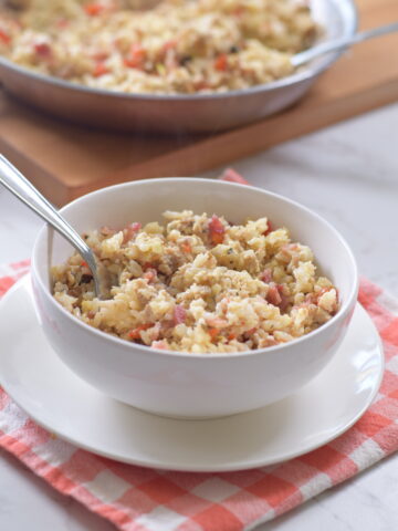 breakfast fried rice, vertical