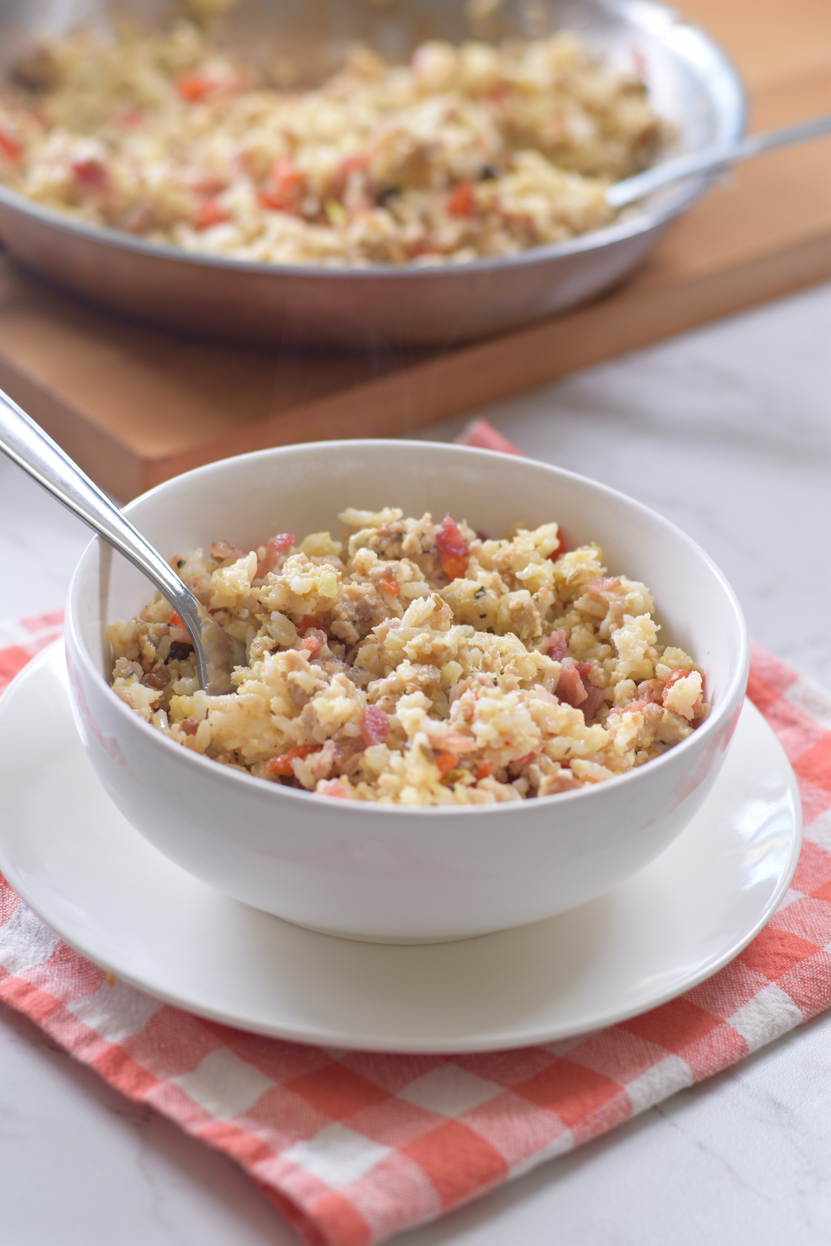 breakfast fried rice, vertical