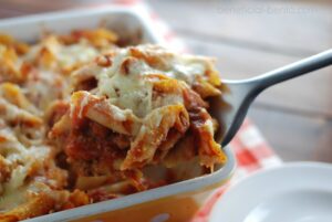 Baked Ziti Casserole - healthy, gluten free, comfort food at its best!