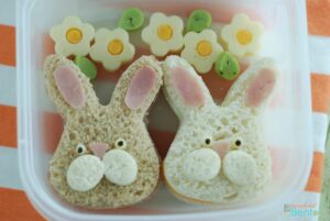 fun Easter food, spring, bunnies