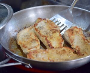 step 2. cook chicken
