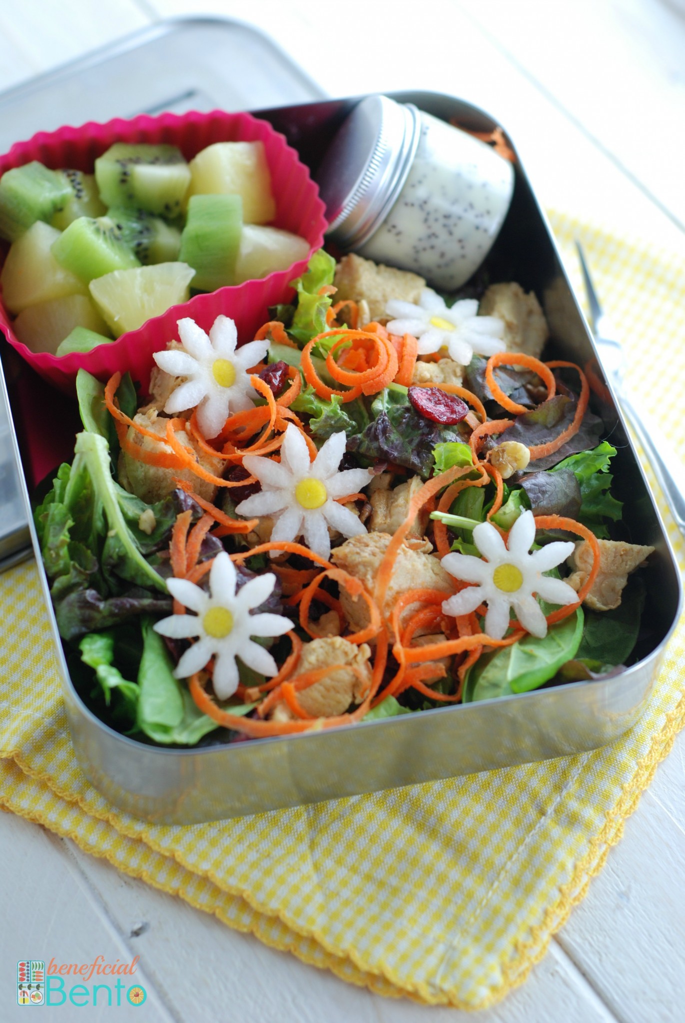 Chicken Salad with Poppy Seed Dressing - Beneficial Bento