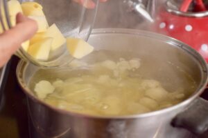 step 5. add potatoes