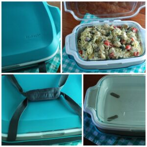 Versatile, multi-use serving and baking dish that keeps food either hot or cold! I love mine!