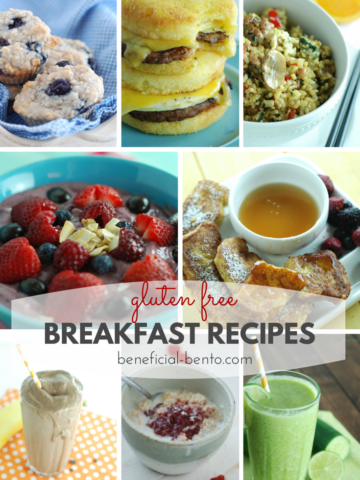 gluten free breakfast recipes - some great ideas when you're stuck for what to eat!