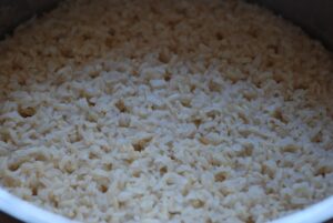 Using the right amount of water, rinsing thoroughly, and leaving the lid on for the right amount of time are the keys to good brown rice.