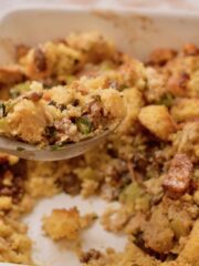 gluten free cornbread and sausage stuffing