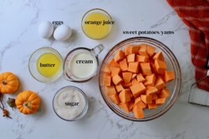 sweet potato casserole base
