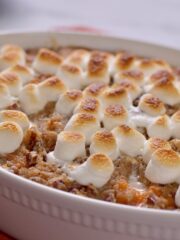 Praline Sweet Potatoes with Toasted Marshmallows