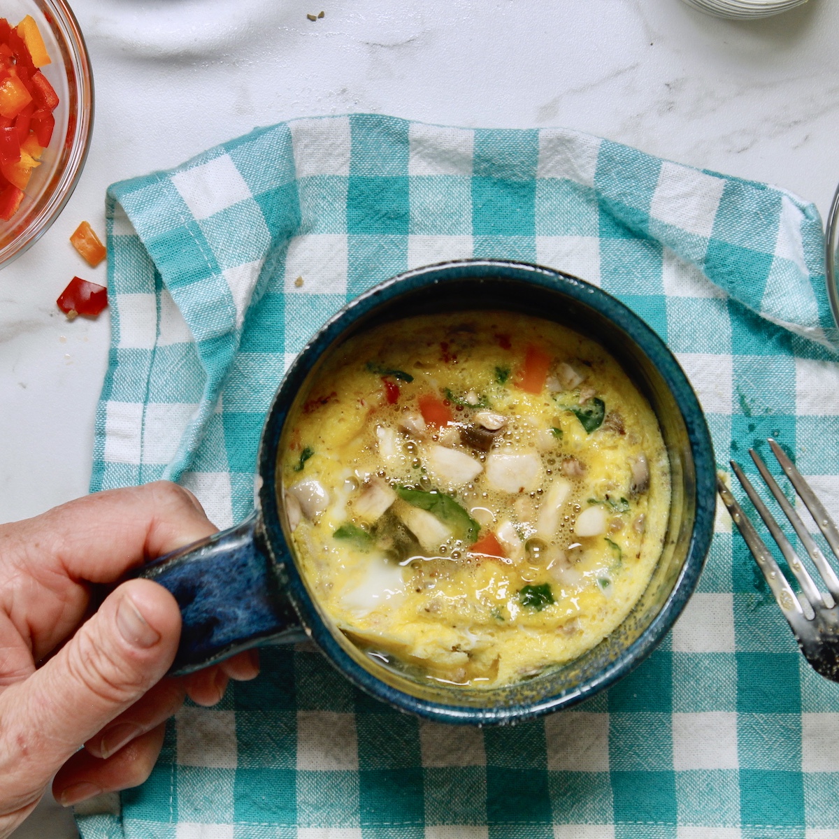 step 4. microwave 1 minute