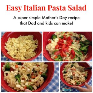 This is such a simple recipe, and you don't need to be a great cook to make it. It's a healthy recipe that you can make with kids, and the clean up is a breeze!