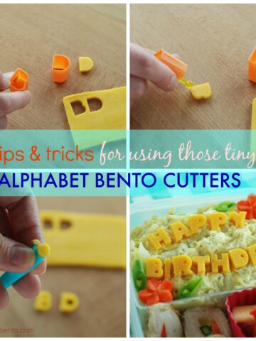 When you know a few little tips and tricks, it's easier than you think to cut out letters and numbers to add to lunches to make someone feel extra special - give it a try :)