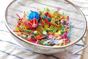 Bento picks are so cute, but can drive you crazy unless you have a plan for how to clean them and store them! this post show you how
