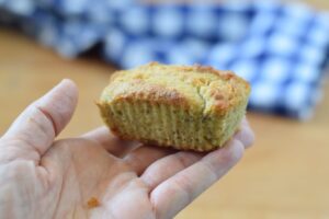 These gluten free banana muffins are easy to bake. Learn how at beneficial-bento.com