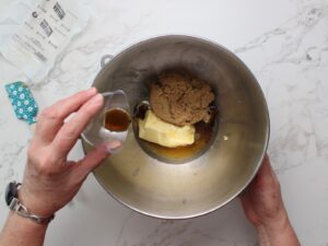 step 1 blend wet ingredients