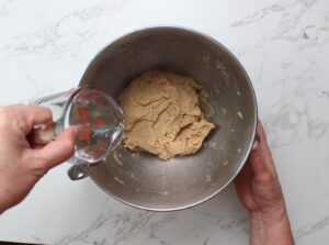 step 3 add dry to wet