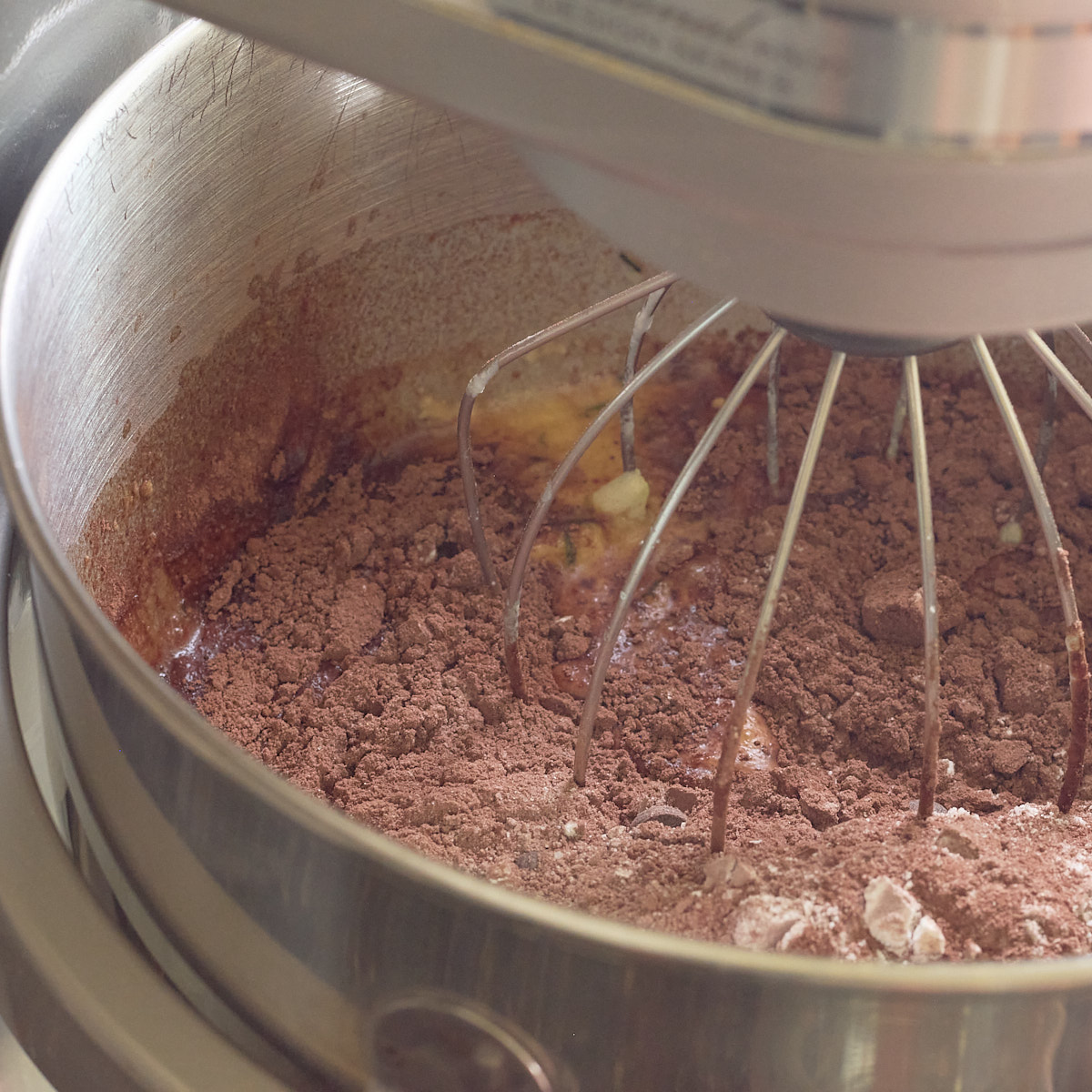 step 4. add dry to wet