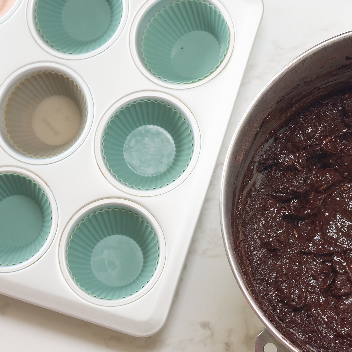 step 6. prepare muffin tins