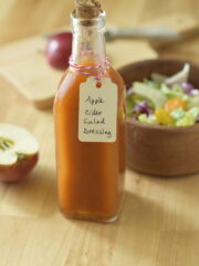 apple cider salad dressing in bottle