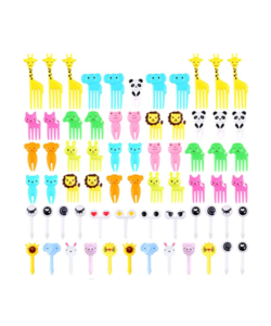 animals and eye bento picks