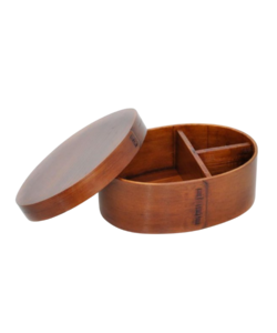 oval wood bento