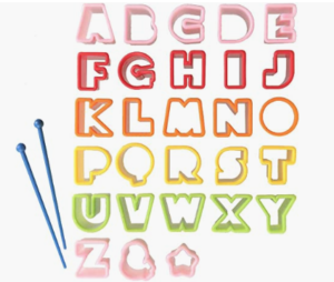 CuteZCute alphabet cutter set