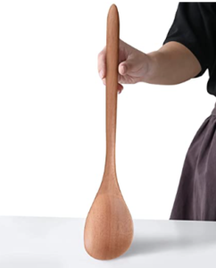 giant wooden spoon