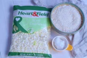 low carb half calorie rice ingredients
