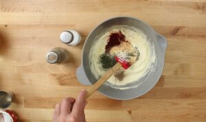Step 3. whisk dressing