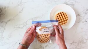 storing waffles